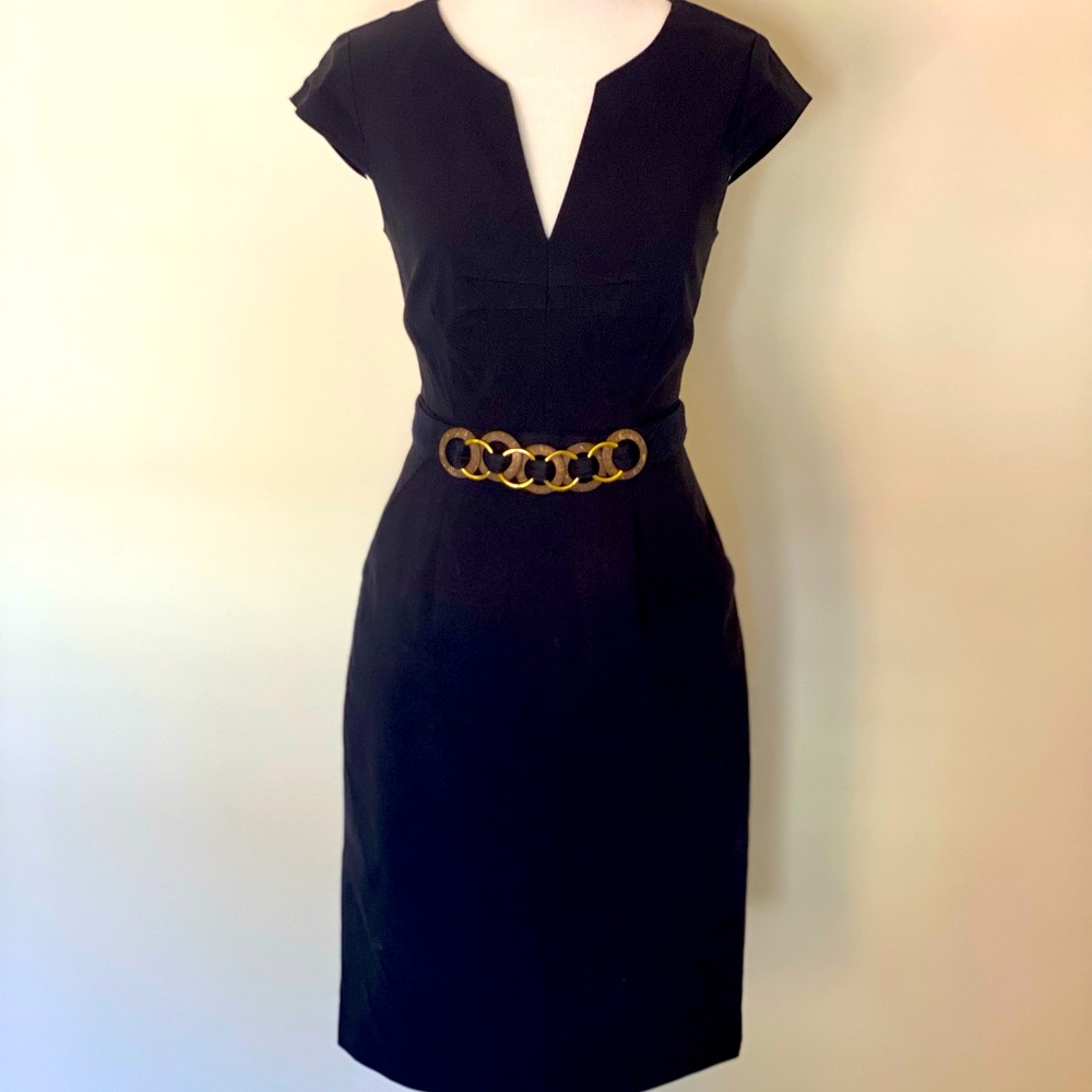 Navy Work Dress